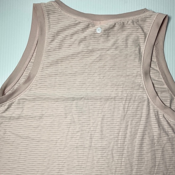 Calia women’s Light Pink Striped Tank Top - Picture 5 of 6